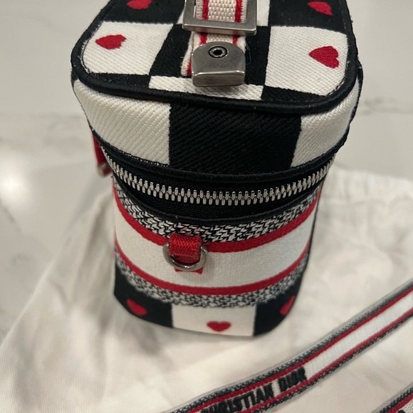 CHRISTIAN DIOR Amour Travel Vanity Canvas Bag with COA and Dust Great Condition - Picture 10 of 10